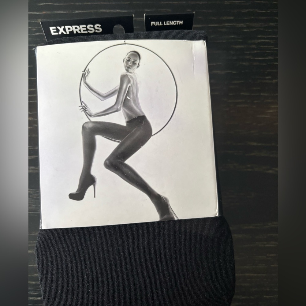 Express Black Full Length Tights